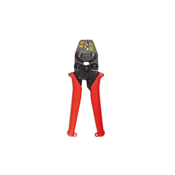 OBSTER AK-2MA Professional Wire Terminals Connector Ratcheting Crimper/SQ : 0.5, 1.5, 2.5, 4, 6 / Crimping tool Terminal Crimper Powerful Strength Easy Grip Cutter Professional Plier/Japan