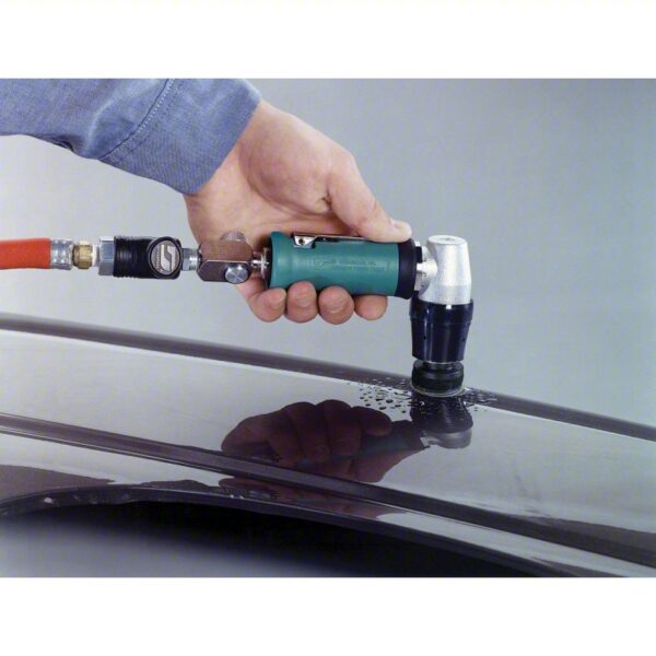 DYNABRADE Air Orbital Sander: 1 1/4 in, Adhesive-Backed, 1/8 in Orbit, Non-Vacuum, Lightweight, NPT - Image 3